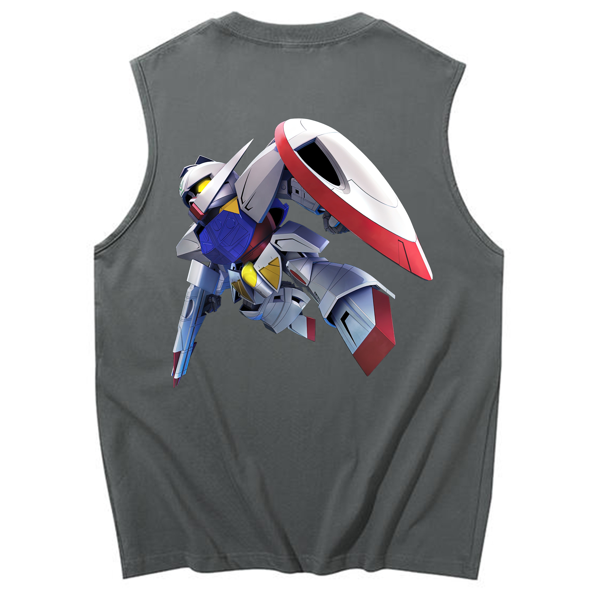（画像用） 機動戦士ガンダム Mobile Suit Gundam コットン100％タンクトップ（背面プリント）